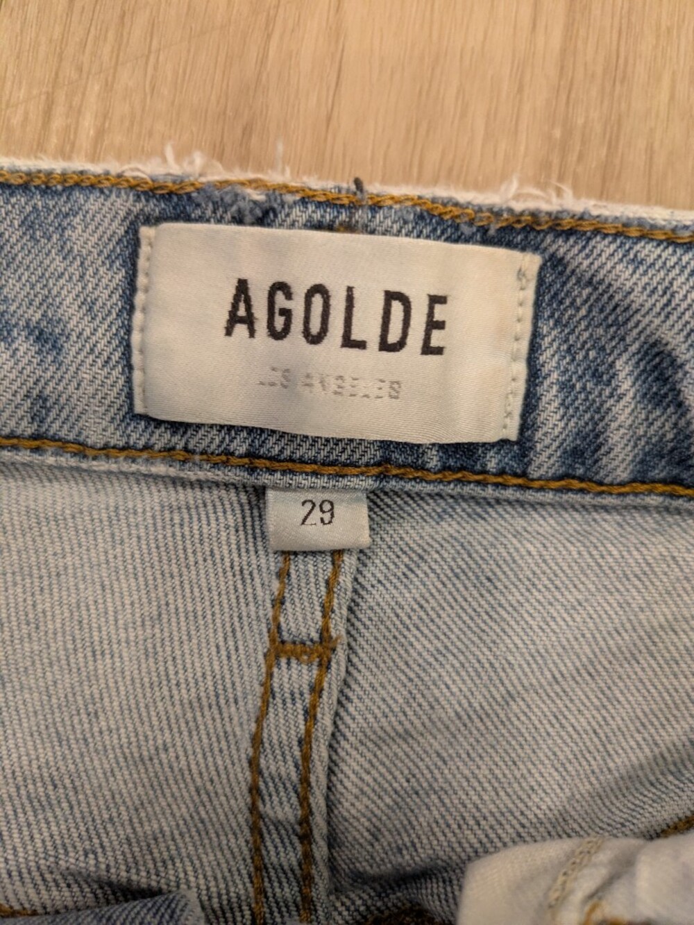 Agolde Ripped Knee Riley Jean Size 29 - Picture 7 of 10